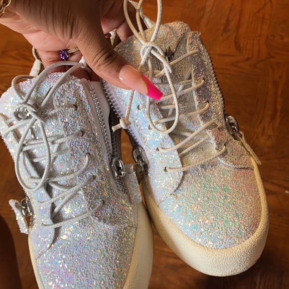 Giuseppe Zanotti Sparkly sneakers - Picture 4 of 14